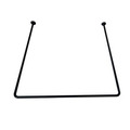 GEYSER® gardinstang U-form 90 x 90 x 90 cm svart